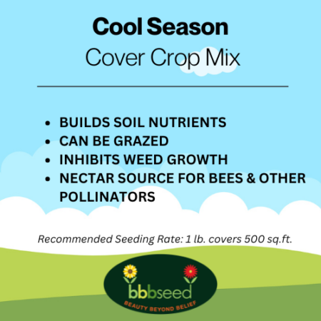 Image of Cool season cover crop label