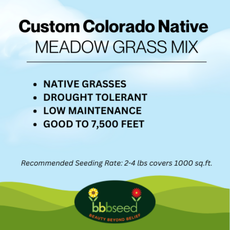 image for Label of custom colorado grass mix