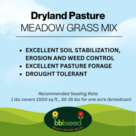 Image dryland pasture label