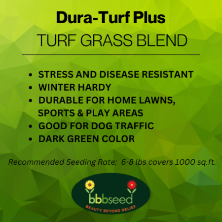 Image of dura turf turf grass label