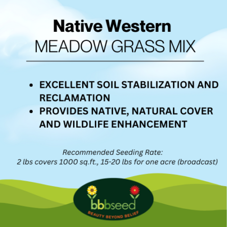 Image native western grass mix label